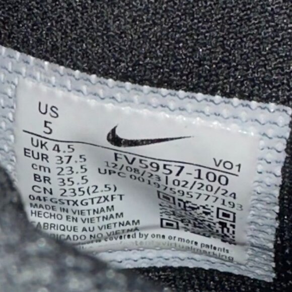 "Pre-Owned" Nike JA 1 Scratch Basketball Sneakers - SZ 5 - Picture 6 of 6